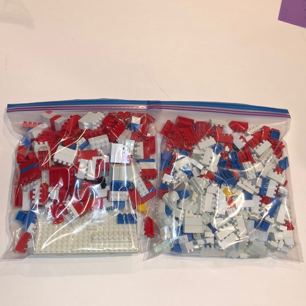 Miscellaneous small building bricks miscellaneous sizes